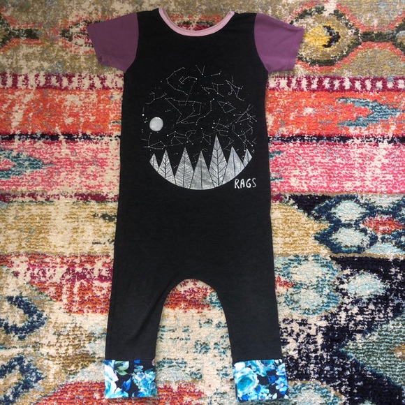 Rags to Raches Other - Rags romper starry night